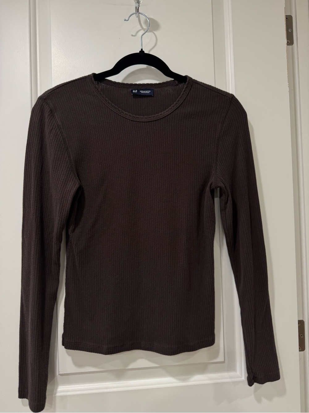 Gap brown ribbed long sleeve